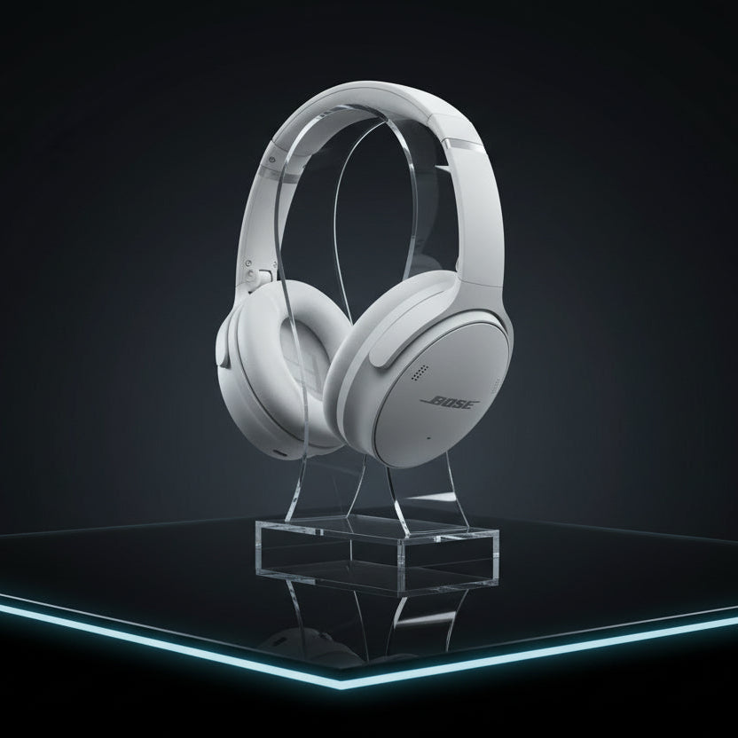 Bose QuietComfort Headphones - Wireless Bluetooth Headphones, Active Over Ear Noise Cancelling and Mic, USB-C Charging, Deep Bass, Up to 24 Hours of Playtime, Sandstone