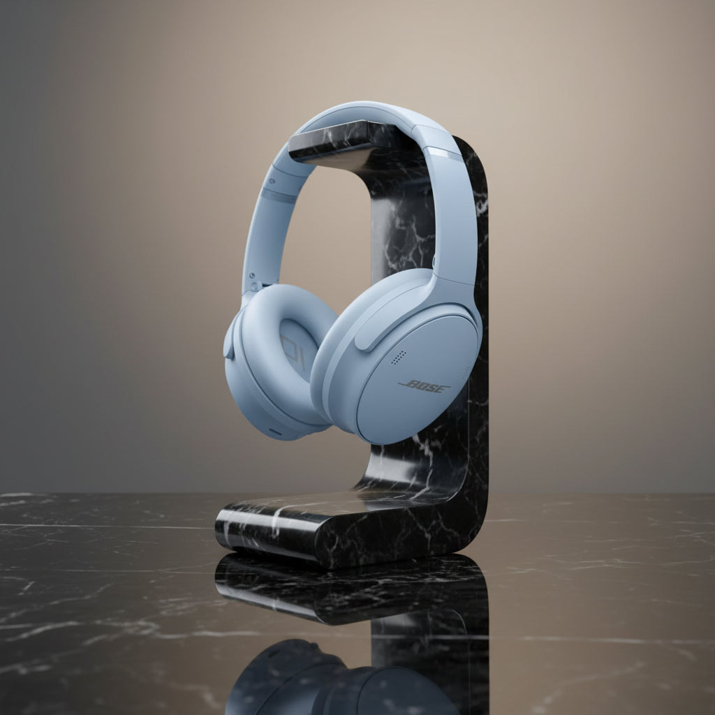 Bose QuietComfort Headphones - Wireless Bluetooth Headphones, Active Over Ear Noise Cancelling and Mic, USB-C Charging, Deep Bass, Up to 24 Hours of Playtime, Sandstone