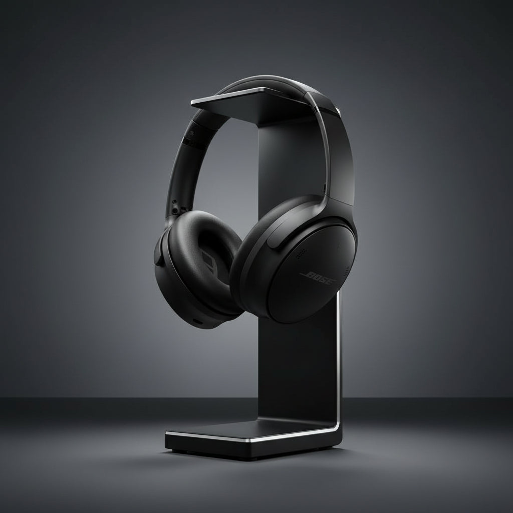 Bose QuietComfort Headphones - Wireless Bluetooth Headphones, Active Over Ear Noise Cancelling and Mic, USB-C Charging, Deep Bass, Up to 24 Hours of Playtime, Sandstone