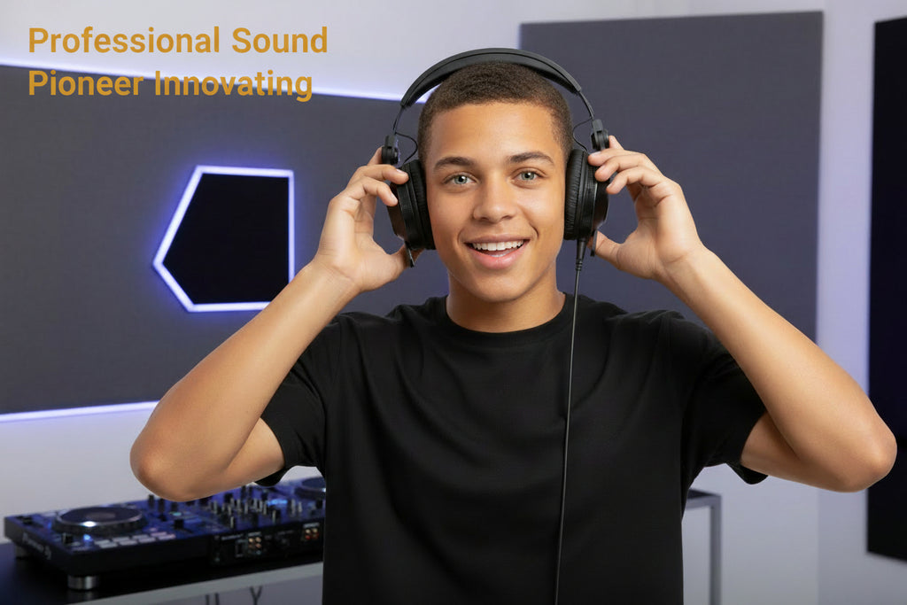 Pioneer DJ HDJ-CX Professional On-Ear DJ Headphones - Black Bundle with Case, Stand, and Austin Bazaar Polishing Cloth