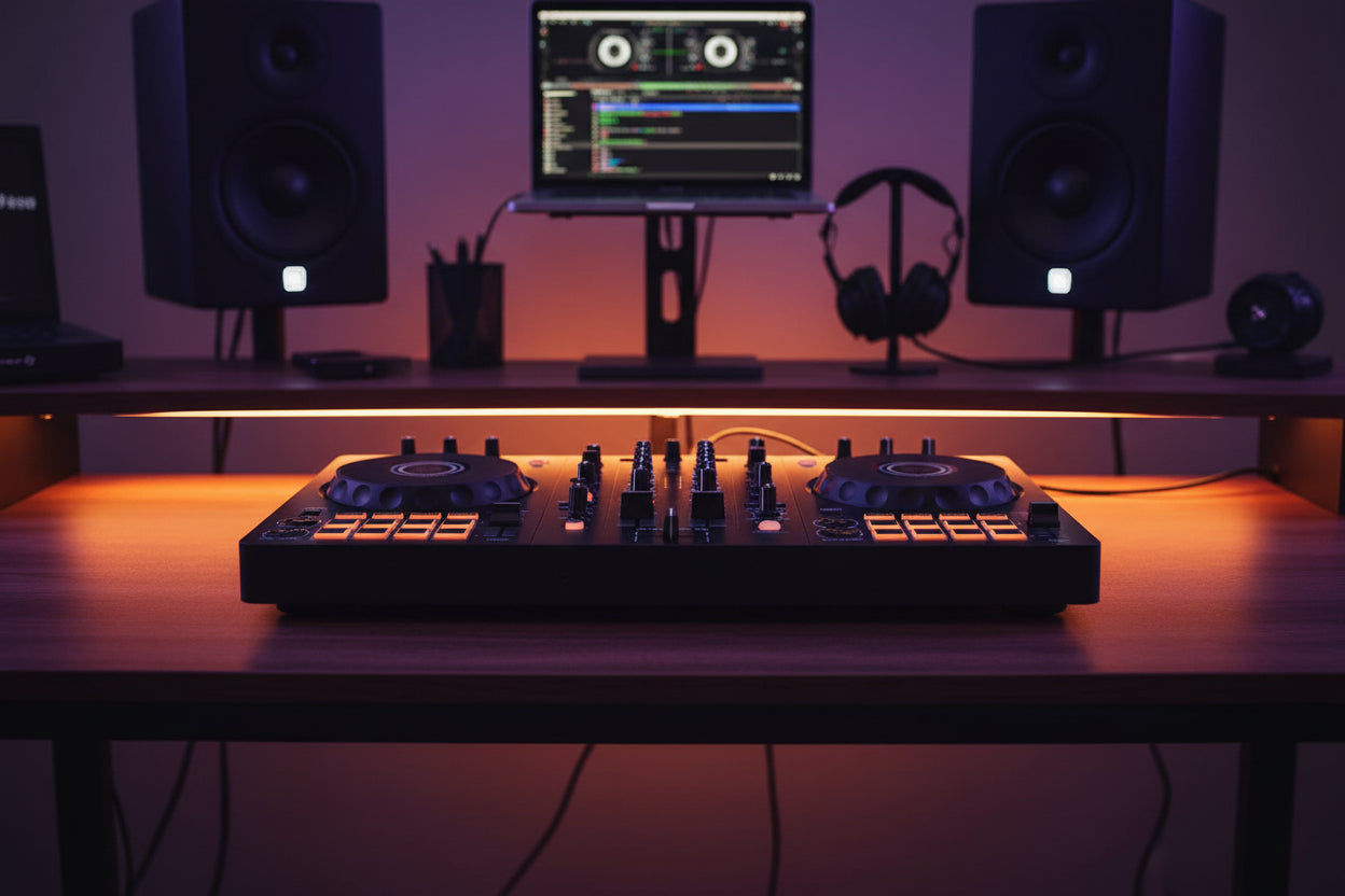 Pioneer DJ DDJ-FLX4 2-deck Rekordbox and Serato DJ Controller - Graphite