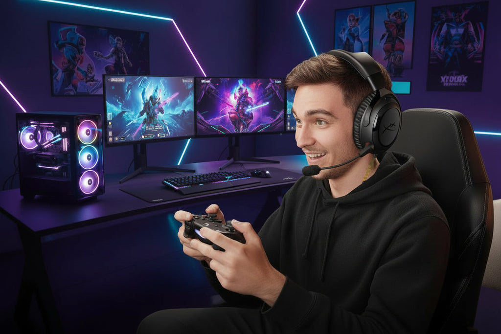 HyperX Cloud III S – Wireless Gaming Headset for Multi-Platform, 2.4GHz, Bluetooth, Battery Life up to 120 Hours 2.4GHz / 200 Hours Bluetooth, 53mm Angled Drivers, Detachable Mic – Black