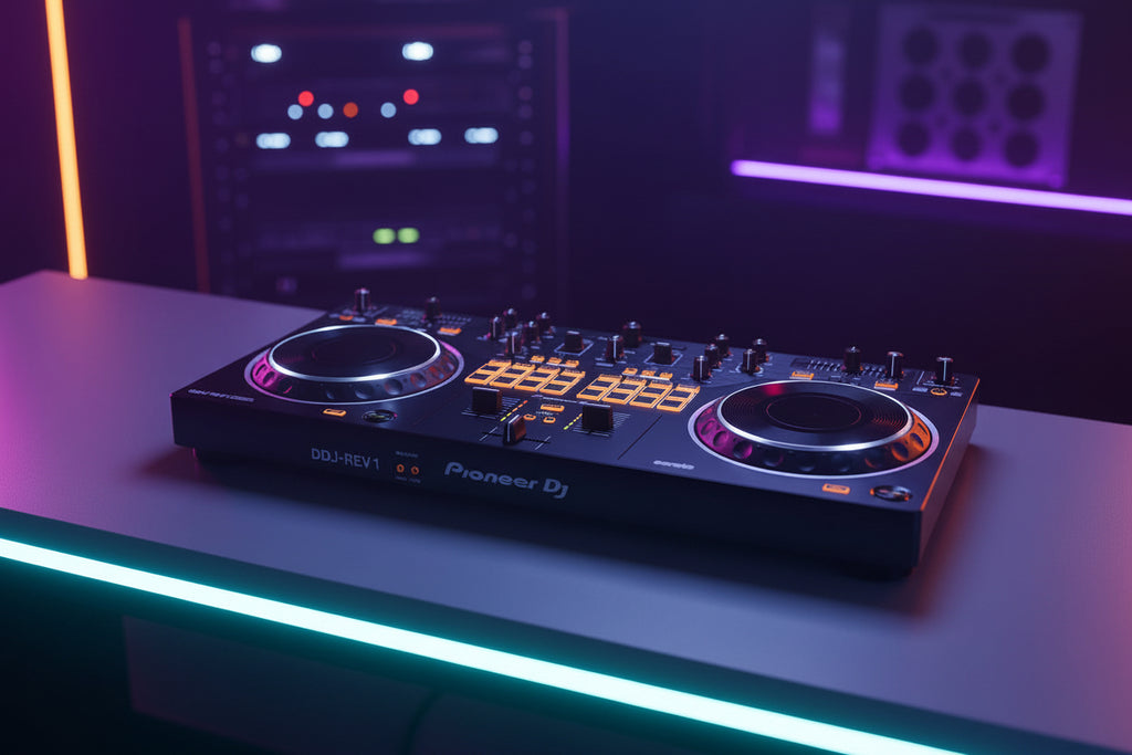Pioneer DJ DDJ-REV1 2-deck Serato DJ Controller, Black