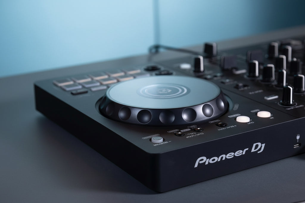 Pioneer DJ DDJ-FLX4 2-deck Rekordbox and Serato DJ Controller - Graphite