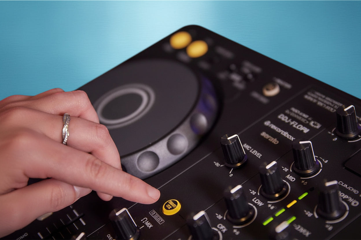 Pioneer DJ DDJ-FLX4 2-deck Rekordbox and Serato DJ Controller - Graphite