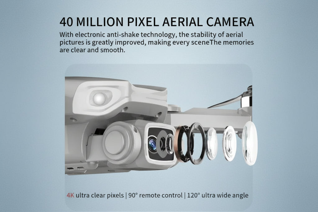 Drone L900 Pro 4K: Cámara Dual, GPS y Motor Sin Escobillas - Wifi-5G