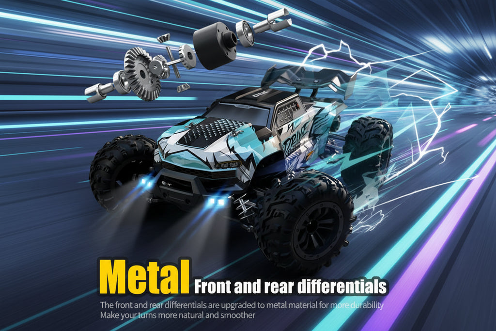 Monster Truck RC 4WD: Velocidad Extrema 70 KM/H – Escala 1:16