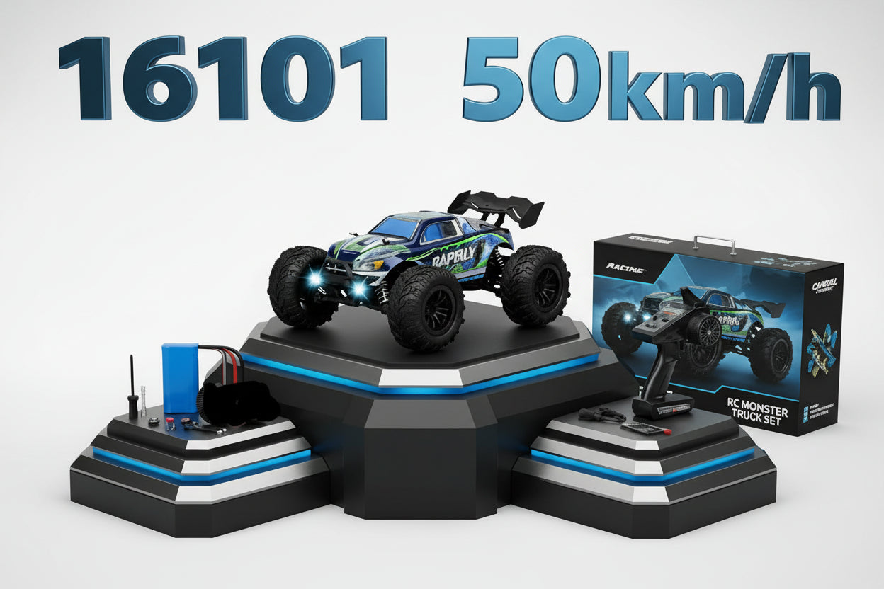 Monster Truck RC 4WD: Velocidad Extrema 70 KM/H – Escala 1:16