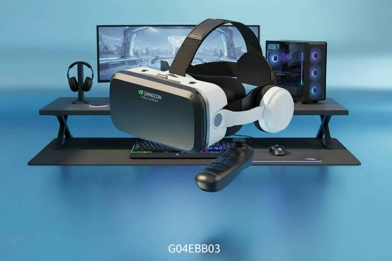 VR Shinecon Virtual Reality Glasses 3D For Smartphone Smart Phone Headset Goggles Binoculars Video Game Wirth Lens