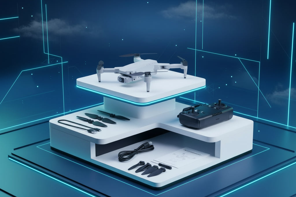 Drone L900 Pro 4K: Cámara Dual, GPS y Motor Sin Escobillas - Wifi-5G