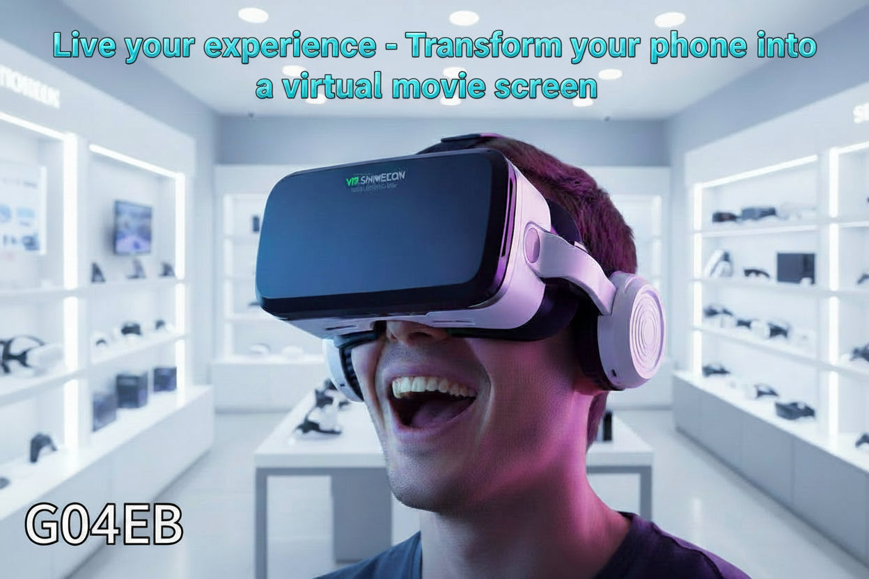 VR Shinecon Virtual Reality Glasses 3D For Smartphone Smart Phone Headset Goggles Binoculars Video Game Wirth Lens